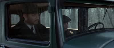 Release gas, clutch, shift gear, hit gas.... - Road to Perdition