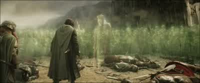 Release usBad ideaVery handy in a tight spot these lads despite the fact they're deadYou gave us your wordI hold your oath fulfilledGoBe at peace - The Lord of the Rings: The Return of the King