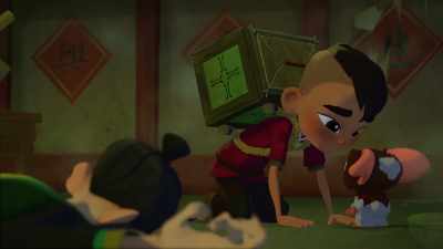 [relieved grunt] - Gremlins: Secrets of the Mogwai