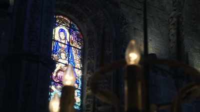 (religious music playing) - The Game of Crowns: The Tudors