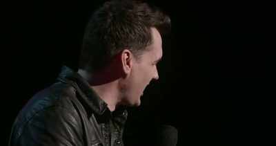 Religious people are always miserable.
[groaning] - Jim Jefferies: Freedumb