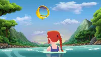 Remarkable. She jumped into a river
to teach us a lesson! - The Magic School Bus Rides Again: The Frizz Connection