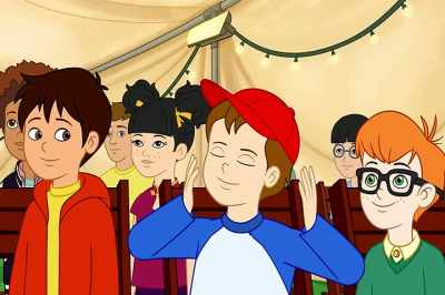 Remember all those velocity charts,
"tortoise vis-à-vis hare"? - The Magic School Bus Rides Again