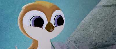 Remember when I first landed
at your burrows, - Puffin Rock and the New Friends