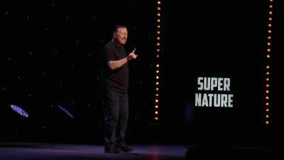 Remember, irony. Okay? - Ricky Gervais: SuperNature