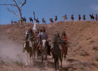 Remember men, the
first wrong move, open fire. - The Battle at Apache Pass
