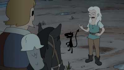 Remember: really tall, red hair
and, again, just the one eye. - Disenchantment