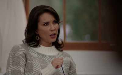 Remember, Roe? Her husband
showed up at the house - Aurora Teagarden Mysteries: Haunted By Murder