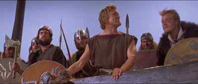 Remember, she's not to be harmed
or she's worthless in trade! - The Vikings