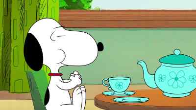 Remember, sophisticated people take tiny bites. - The Snoopy Show
