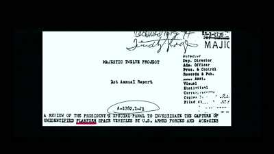 Remember that the Majestic 12
project's "First Annual Report" - Truth Hunter