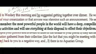 " Remember the most powerful
people in the world - Unacknowledged