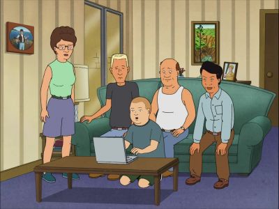 Remember when we used to watch
TV on TV? - King of the Hill