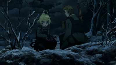 Remind all the troops on standby
that we are not to open fire first. - Saga of Tanya the Evil: The Movie