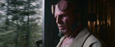 Remind me why Junior G-man's
coming along for a ride? - Hellboy: The Crooked Man