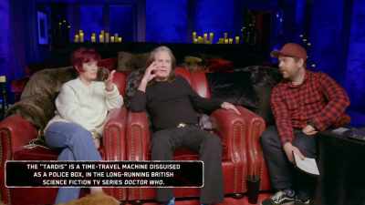Reminded me
maybe it's the TARDIS - The Osbournes Want to Believe