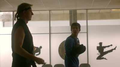 [remote control beeps] - Cobra Kai