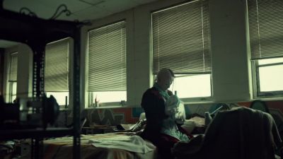 "Remove diaper from wrapping.
Un-Velcro tabs." - Hemlock Grove