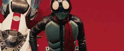 Remove that disturbing piece of equipment
from your head. - Shin Kamen Rider