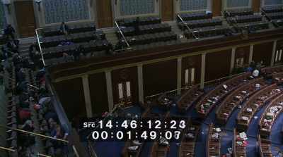Rep. Crow:
That was the moment where
I realized we were trapped. - Four Hours at the Capitol