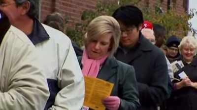 REPORTER 2:
Even with the long lines, - Obama: In Pursuit of a More Perfect Union