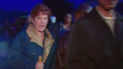 REPORTER 2: The lines
began forming, - Obama: In Pursuit of a More Perfect Union