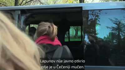 (reporter 4 speaking in Russian) - Welcome to Chechnya