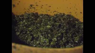 REPORTER: A black,
tar-like liquid oozes from it, - Ross Kemp: Mafia and Britain
