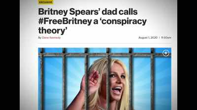 REPORTER: "All
these conspiracy theorists - Framing Britney Spears
