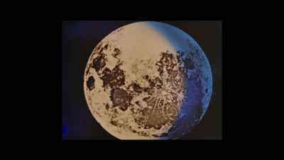 REPORTER:
Before men ever stand on the moon - Armstrong