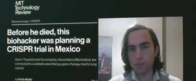 Reporter: He was what
is a called a biohacker, - Citizen Bio