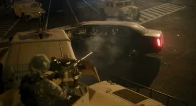 REPORTER: His vehicle has been stopped... - Civil War