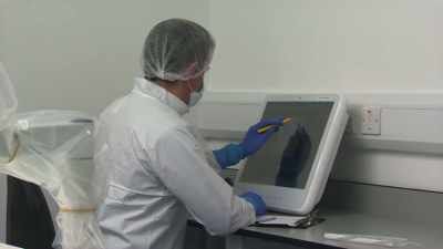Reporter: In the largest DNA
screening process in the UK - Murder in the Badlands