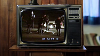 REPORTER: It began
as a high speed chase, - Sound of the Police