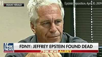 [reporter]
Jeffrey Epstein found dead
in an apparent suicide. - Who is Ghislaine Maxwell?