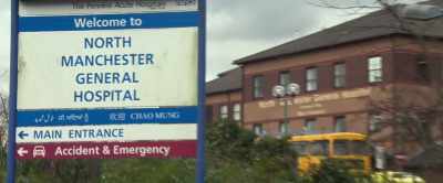 - [Reporter] North
Manchester General Hospital - This England
