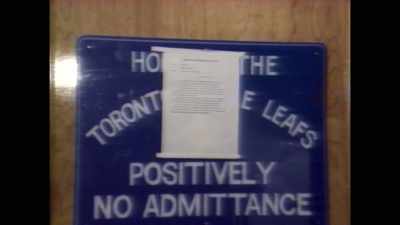 [reporter]
Now, as the letter says, - Offside: The Harold Ballard Story