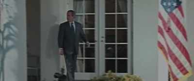 REPORTER: (ON TV)
George W. Bush's patience - Official Secrets