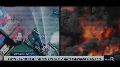 REPORTER [over TV]: In a
joint terrorist attack, - Rabbit Hole