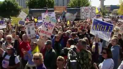 REPORTER:
Several Tea Party groups
have sparked criticism - Obama: In Pursuit of a More Perfect Union