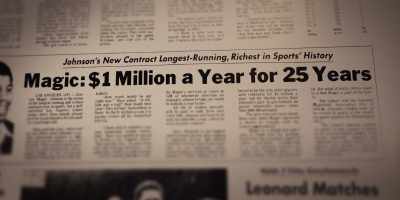 [reporter] The contract
that left the athletic world gasping - They Call Me Magic