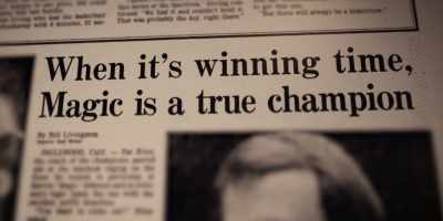 [reporter] The magic has returned.
The Lakers' image gleaming again. - They Call Me Magic