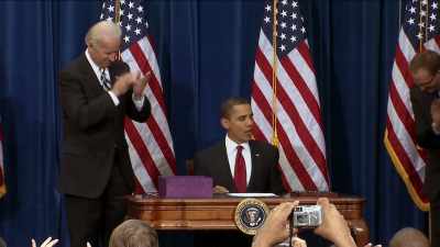 REPORTER: The package
is intended to cut taxes, - Obama: In Pursuit of a More Perfect Union