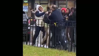 REPORTER:
This eight-second video - Sound of the Police