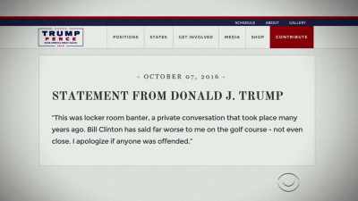 - [Reporter] This was
locker room banter, - The Accidental President