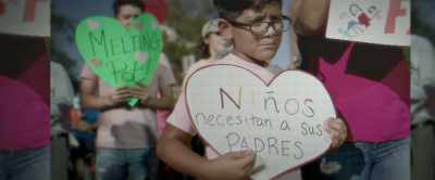 [reporter]
Tonight, outrage is growing - Separated
