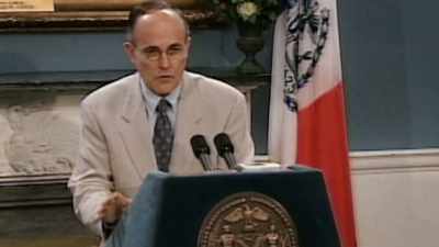[reporter] You said
that she set up her own-- - Giuliani: What Happened to America's Mayor?
