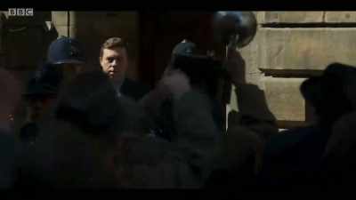 REPORTERS SHOUT OVER EACH OTHER - The ABC Murders