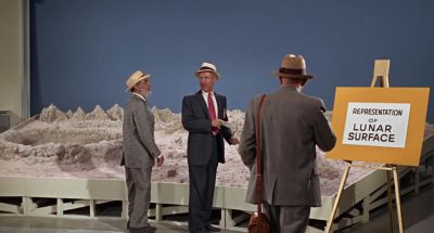 Representation of lunar surface - The Reluctant Astronaut