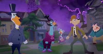 (residents screaming) - Legend of the Three Caballeros